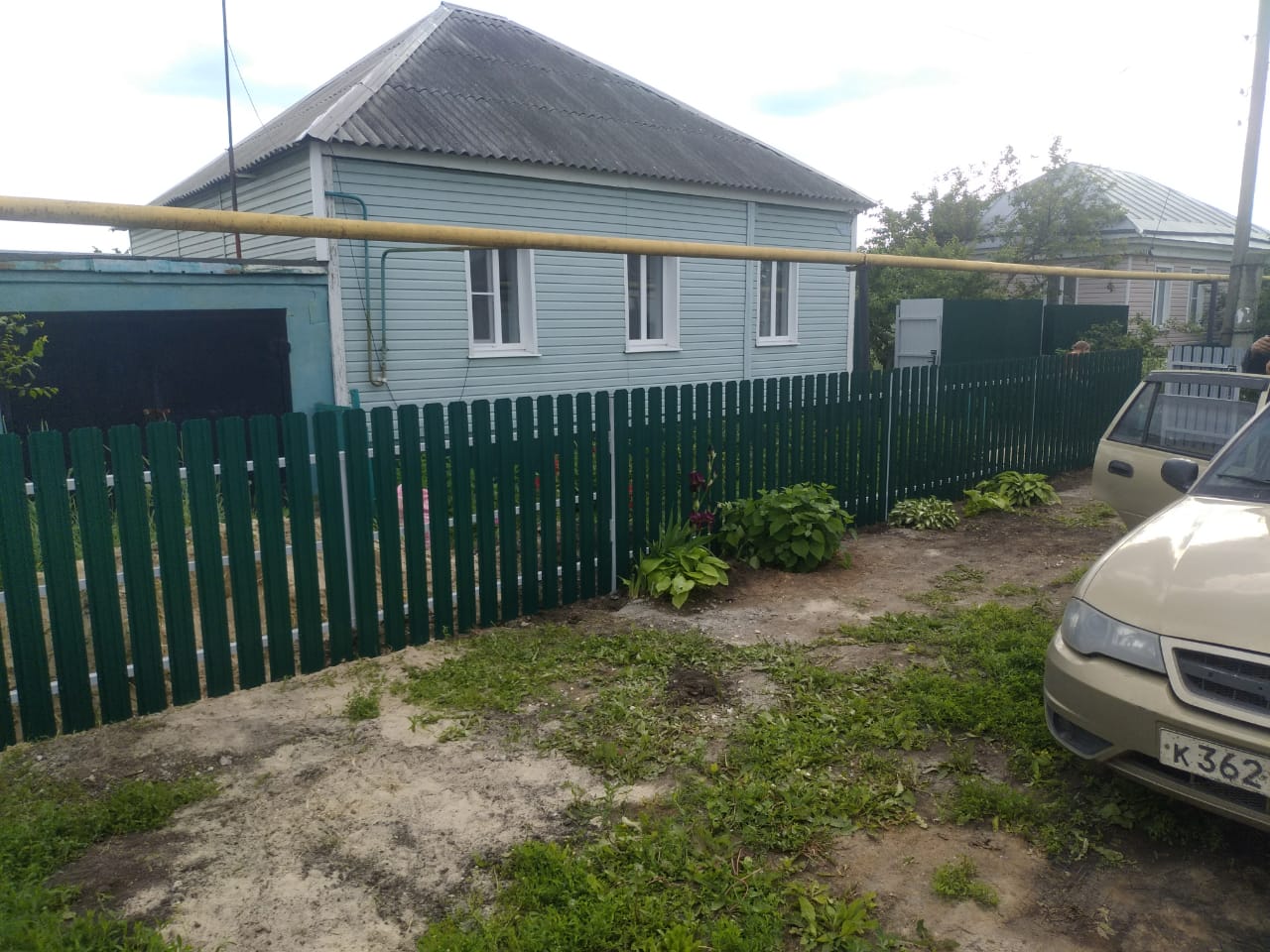 Комбинированный забор 25м штакетник и профлист, ворота, калитка фото7 в Омске