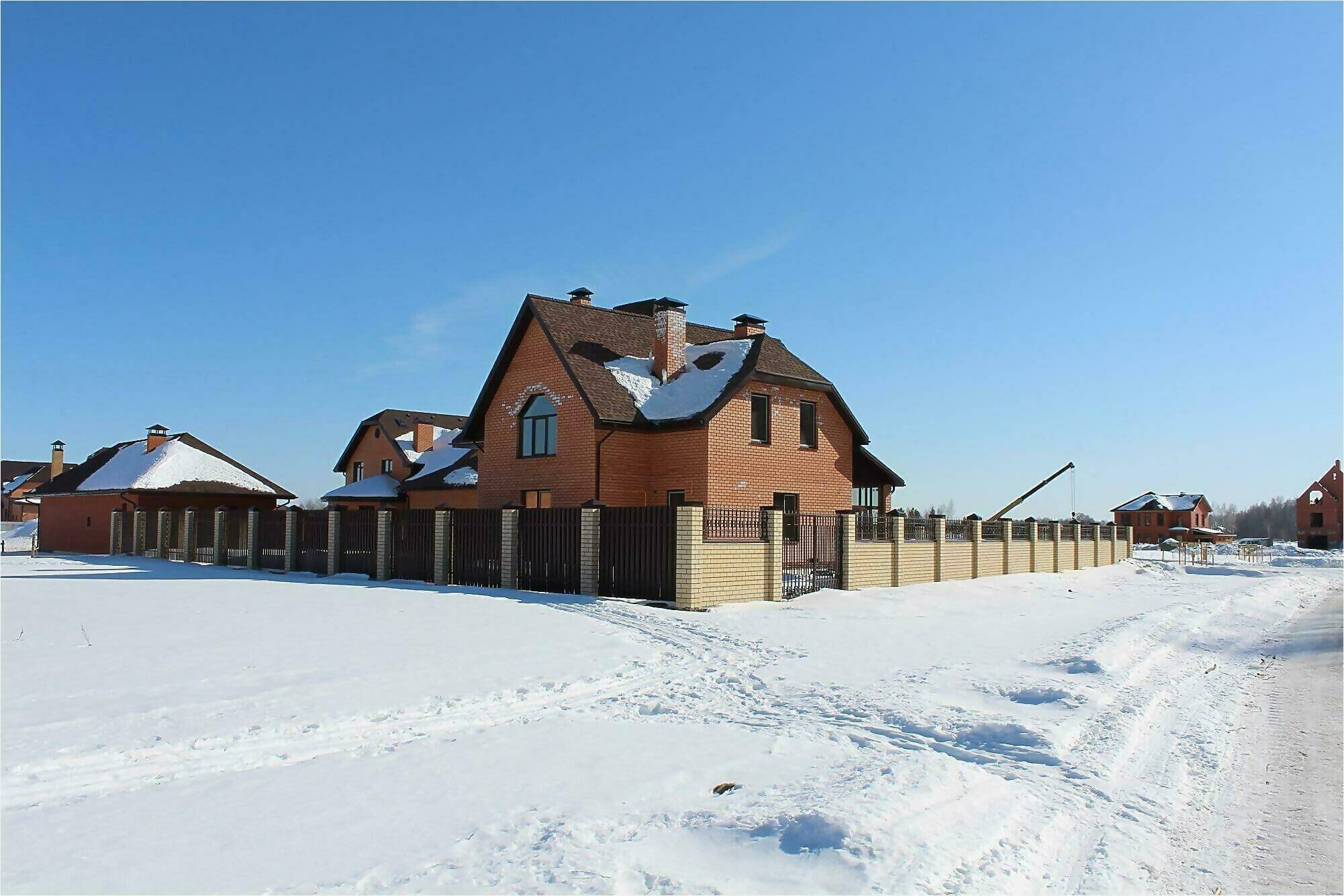 забор из штакетника 115м фото4 в Омске