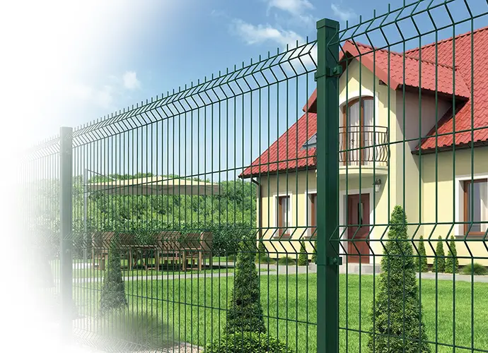 Забор из 3D сетки гиттер в Омске с установкой под ключ