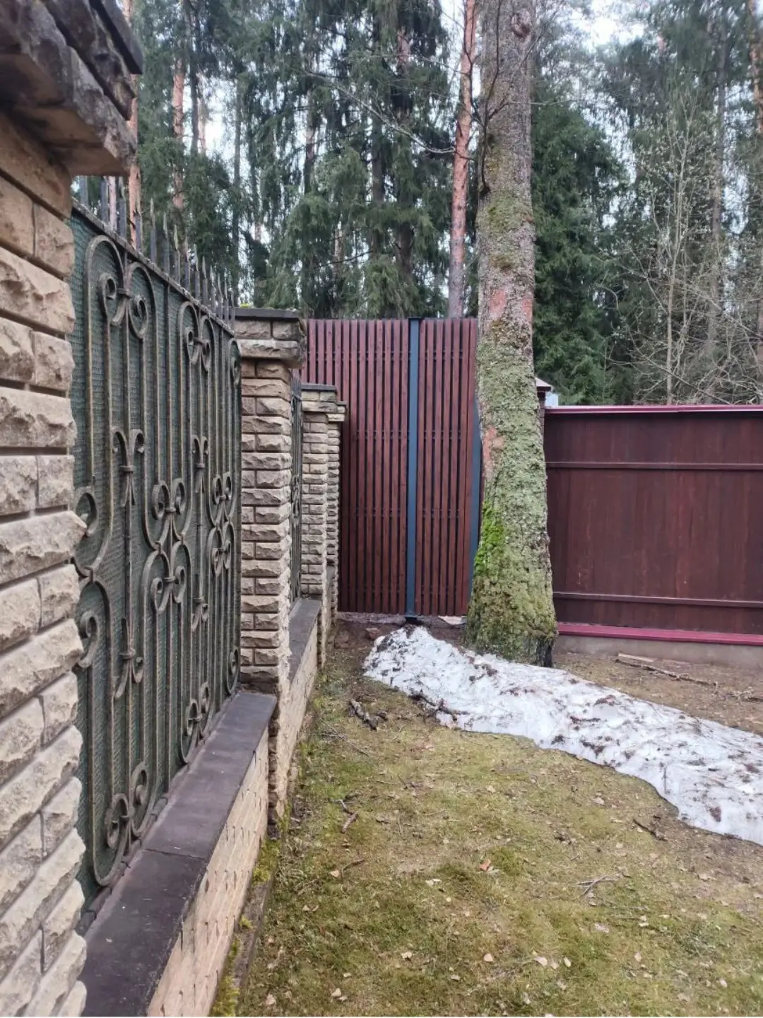 Забор из декоративных реек 7м Темный Дуб 3D Принтек фото 1 в Омске